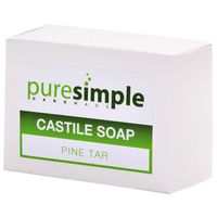 Pure Simple Castile Pine Tar Soap